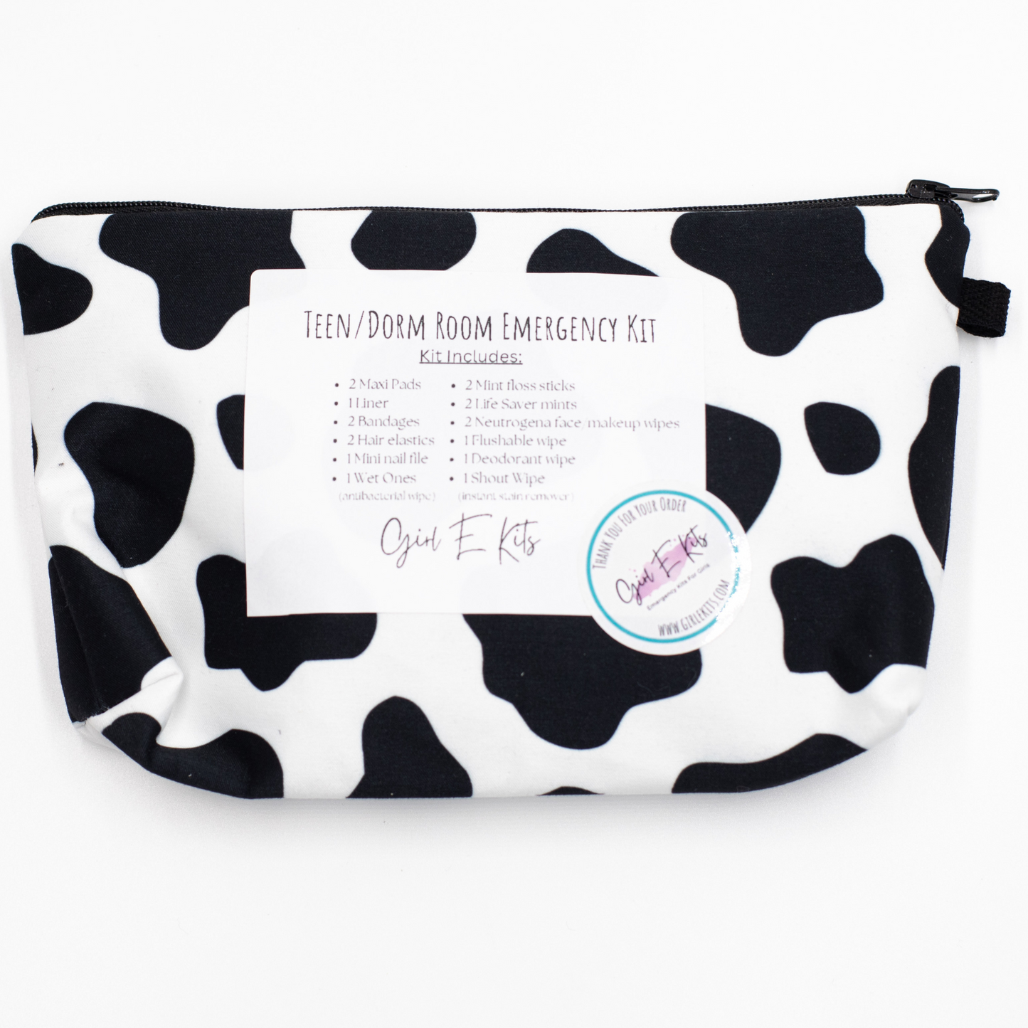 don't have a cow teen dorm room girl emergency kit