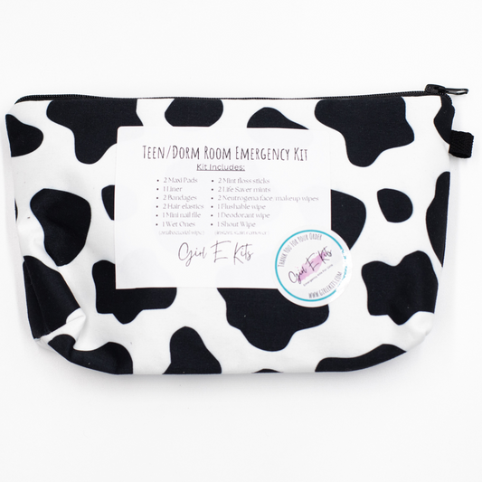 don't have a cow teen dorm room girl emergency kit 